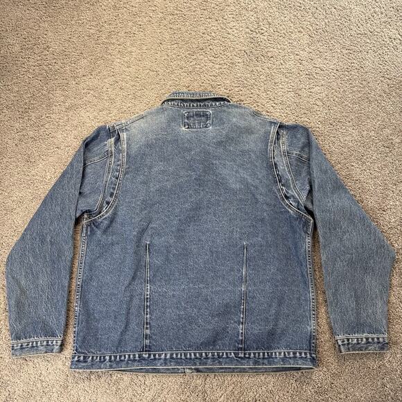 Vintage Marithe Francois Girbaud Denim Jeans Jacket Mens XLY2K Skater - Picture 5 of 6